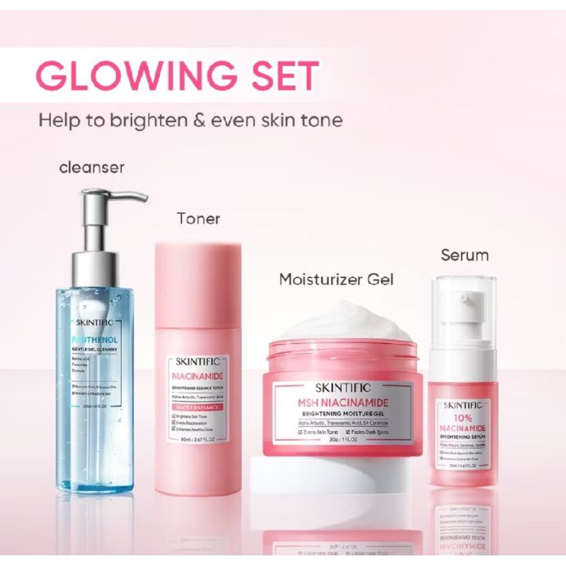 skintific glowing set