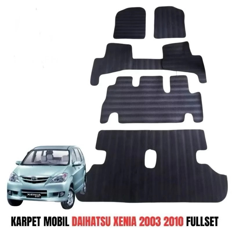 Karpet Mobil Daihatsu Xenia Gen 2003-2011 Fullset Alas Kaki Mobil Xenia Old