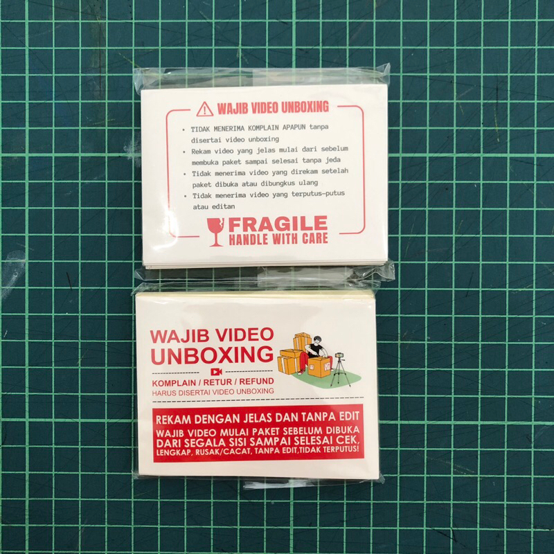 

50pcs| Sticker Seal Fragile Packing Stiker Segel Packing