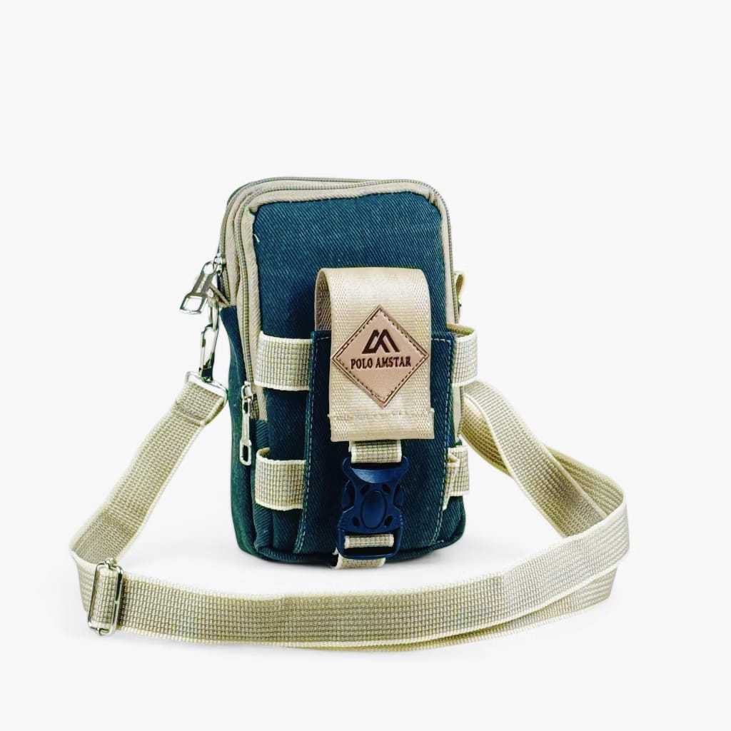 POLO AMSTAR Tas Hp Kecil Selempang Pria Wanita
