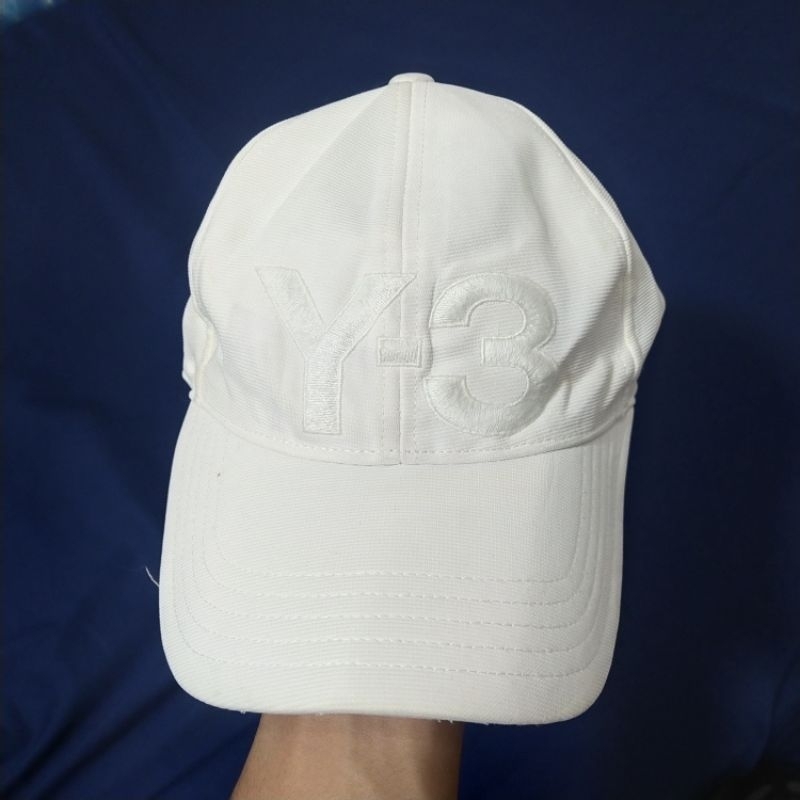 Topi Adekta y-3 yohji Yamamoto putih , second branded original
