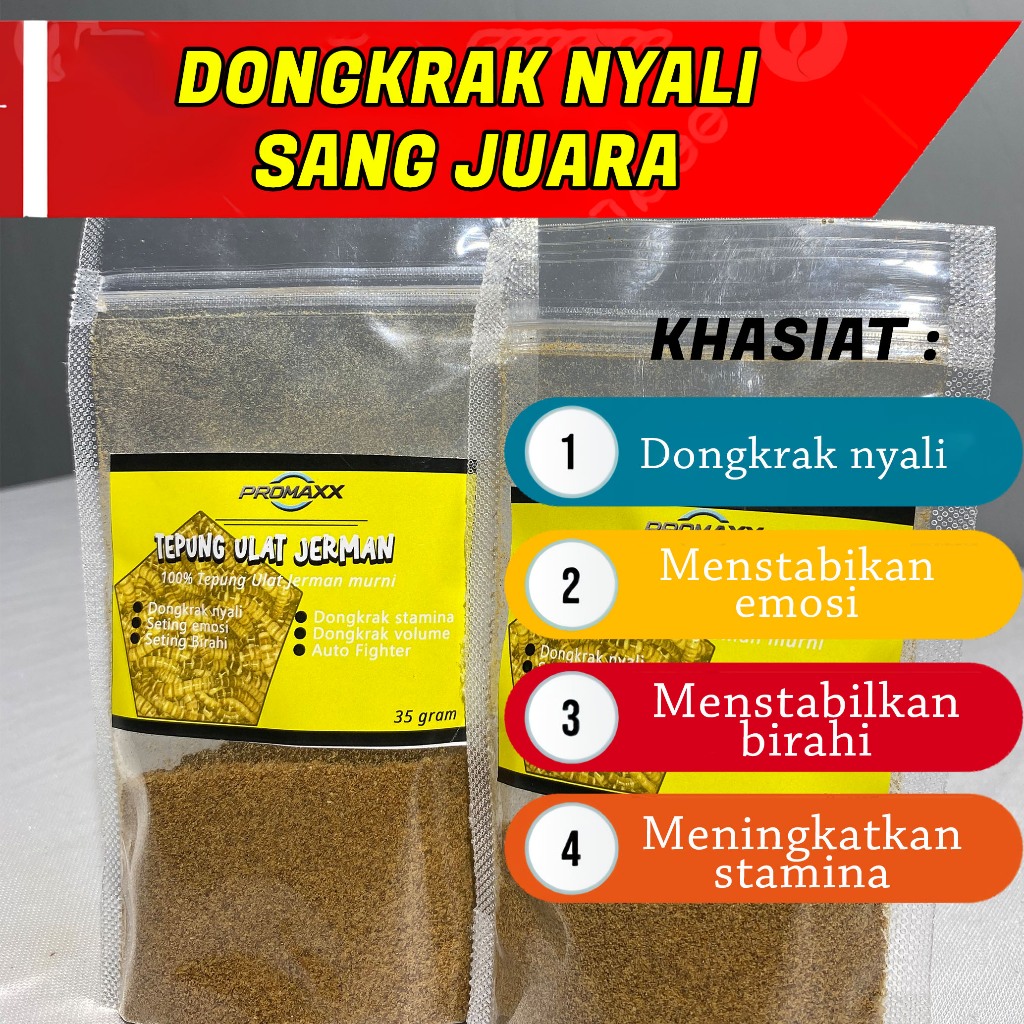 PROMAXX TEPUNG ULAT JERMAN AUTO DONGKRAK NYALI