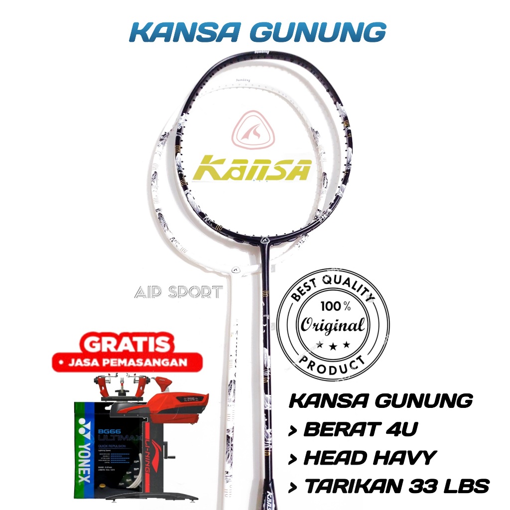 Raket Badminton KANSA GUNUNG Original