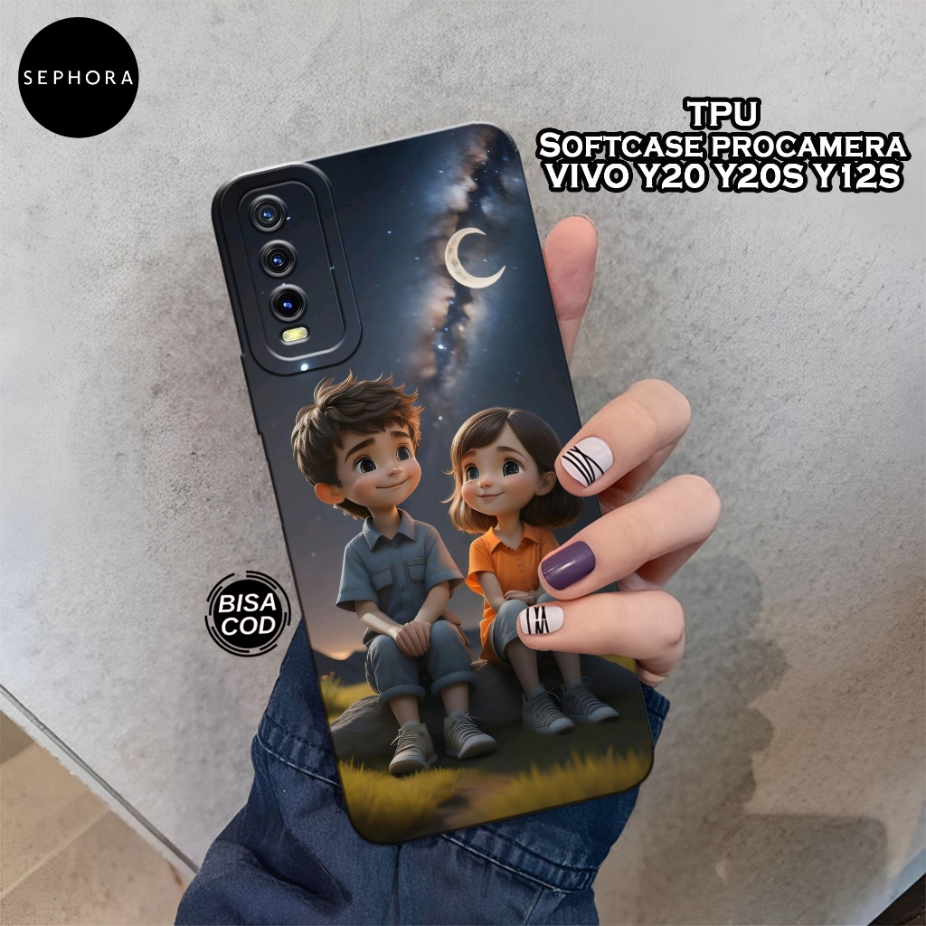 Case VIVO Y20/Y20S/Y12S/Y12A Terbaru - Fashion Case Cartoon - Softcase VIVO Y20/Y20S/Y12S/Y12A - Cas