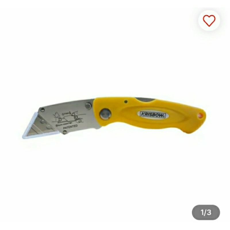 Krisbow Pisau Lipat Multifungsi Lrukf1