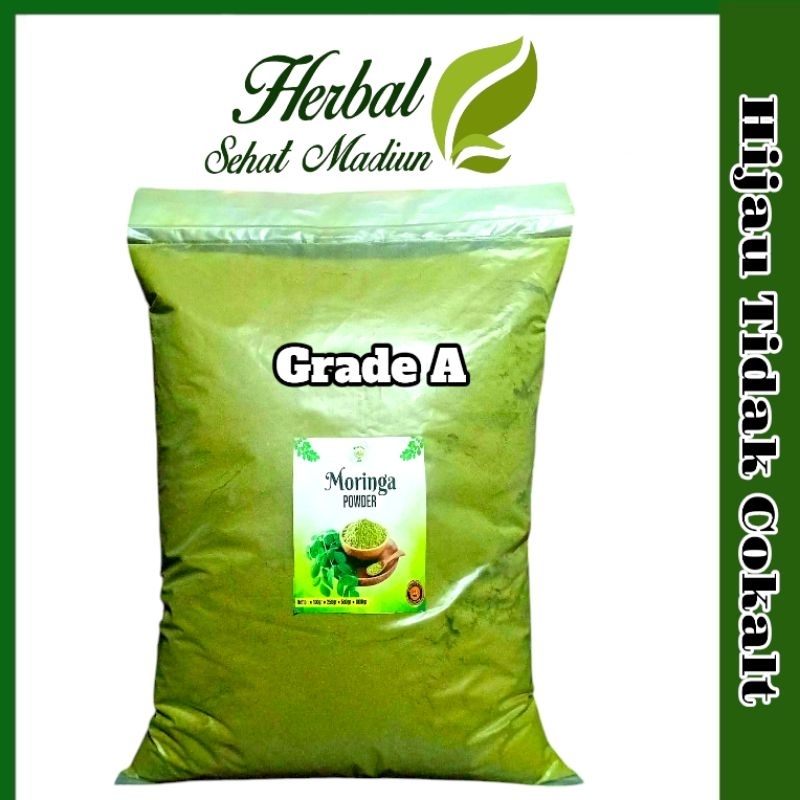 

Kelor Bubuk Grad A 1kg/Daun Kelor Bubuk Grad A+ 1kg Hijau Tidak coklat