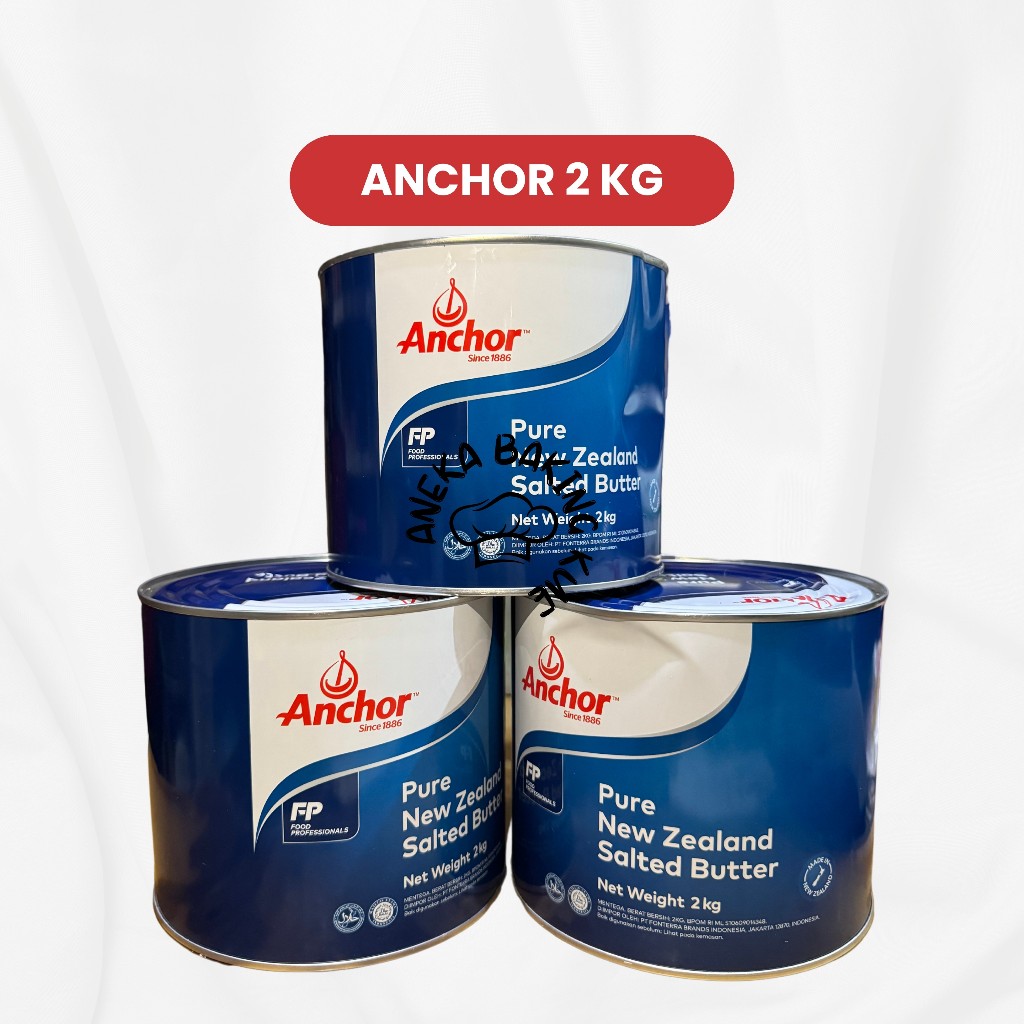 

ANCHOR SALTED BUTTER 2 KG / MENTEGA ASIN NEW ZEALAND 2KG