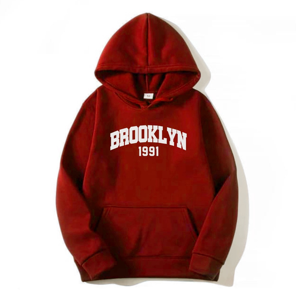 Sale Jumper hoodie BROOKLYN 1991  BROOKLYN 1991 Sweater Hoodie  Pria  Wanita