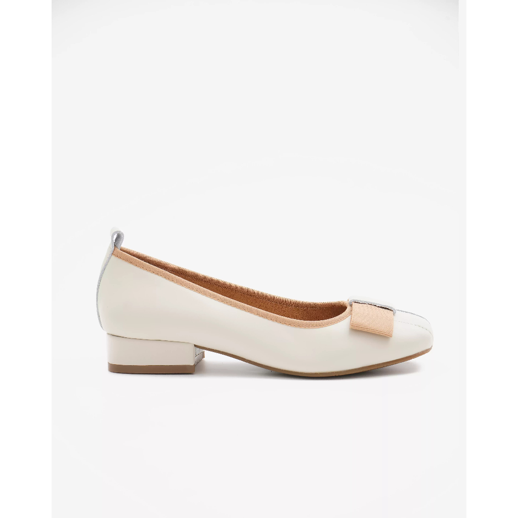 buccheri Quinby Sepatu Wanita Casual Full Leather-bc1025-Cream