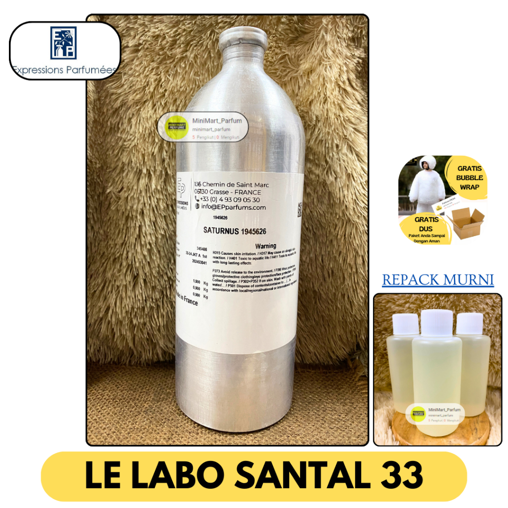 Bibit Parfum Le Labo SANTAL 33 Repack 100 ML MURNI EXPRESSIONS Saturnus