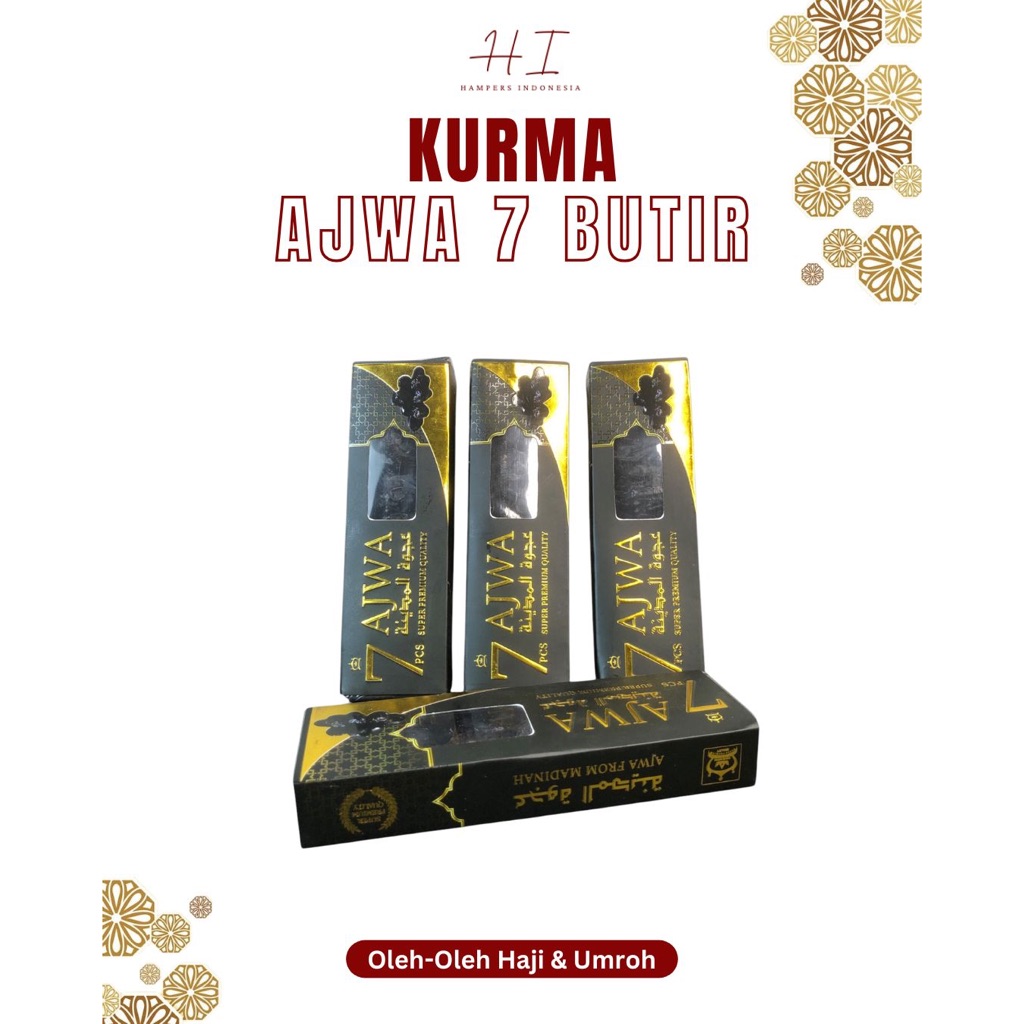 

Kurma Ajdwa Asli Madinah / Ajwa Premium / Original Ajwa Al-Madinah