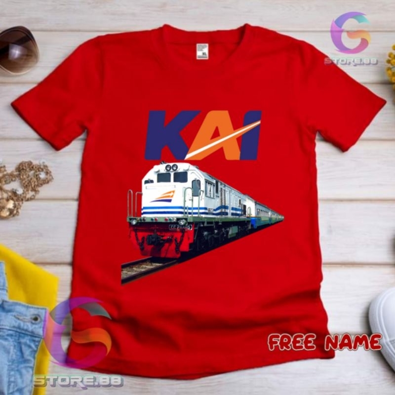 BAJU KERETA API KAOS ANAK