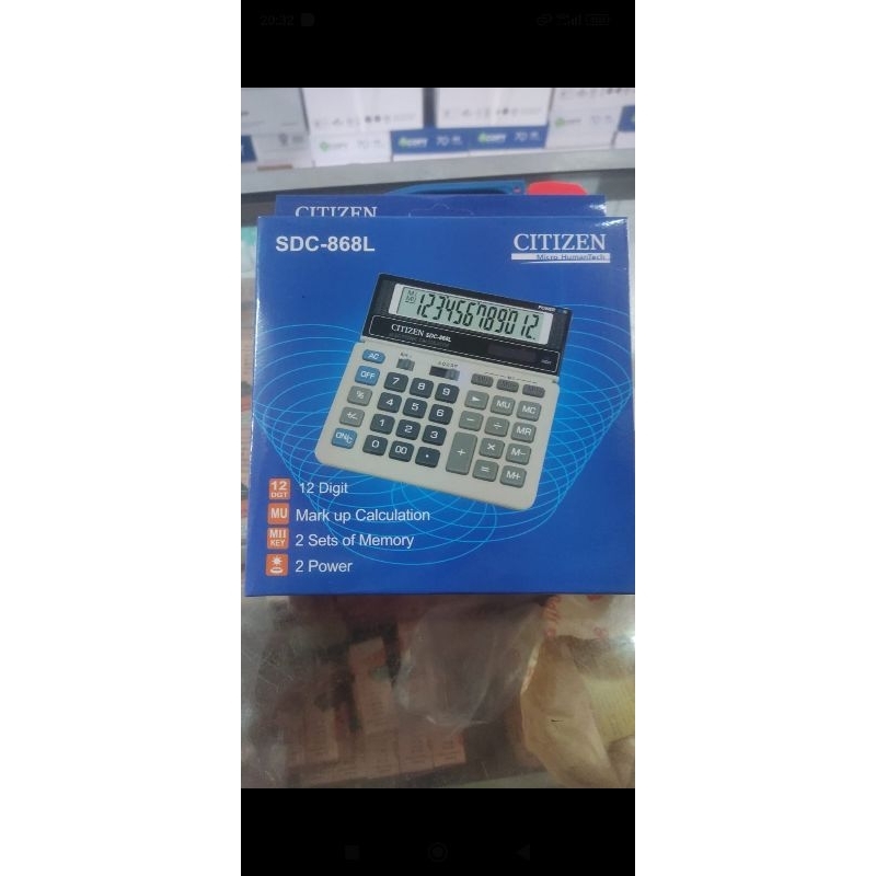 

CALCULATOR SDC 868L