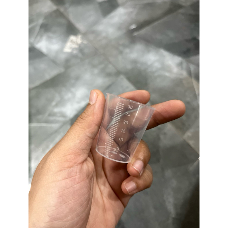 Gelas takar plastik 30ml