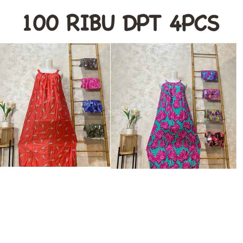100rb dpt 4pcs Daster gondil daster shella Daster Yukensi 100rb dpt 4pcs