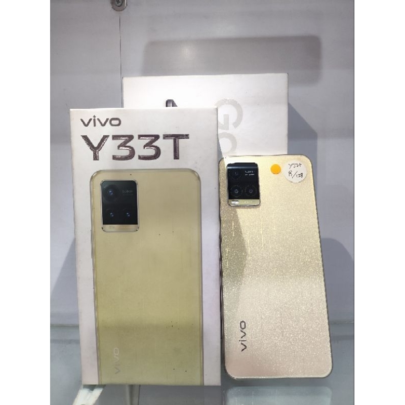 ViVO Y33T (Second) Fulsett ori lengkap | Ram 8GB internal 128 GB | Snapdragon 680 processor | 50MP M