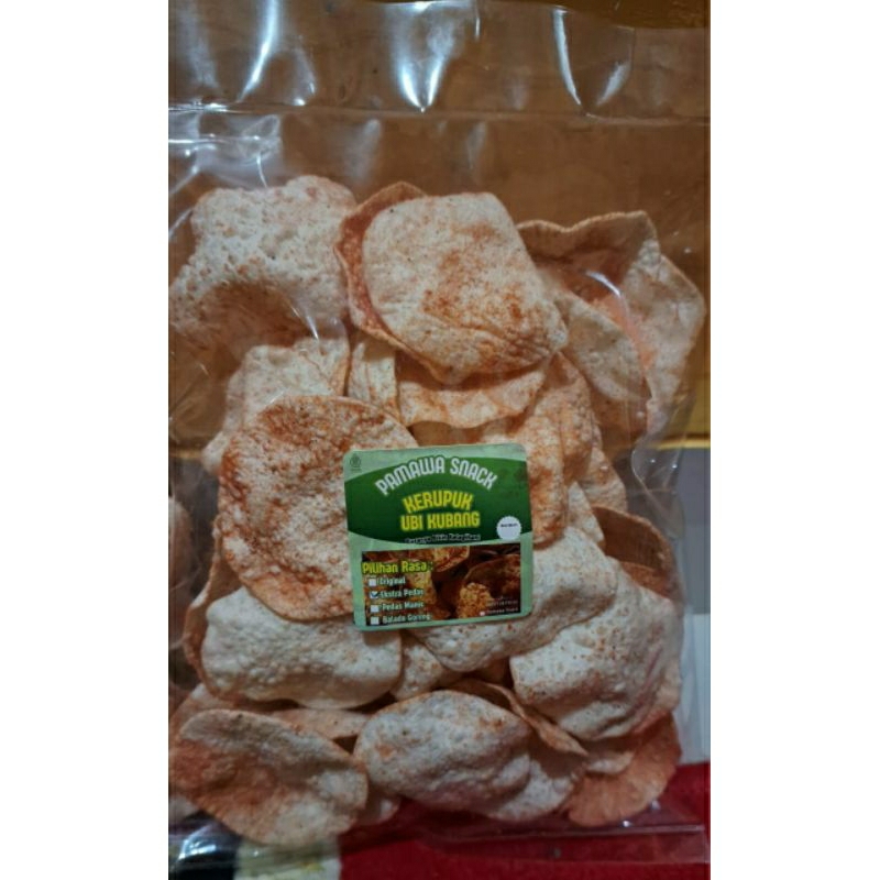 

Kerupuk Ubi Kubang Sawahlunto Ekstra Pedas