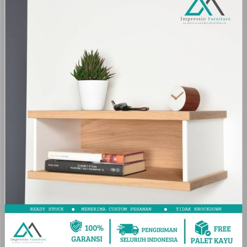 meja nakas gantung dinding minimalis meja serbaguna nakas gantung bedsidetable
