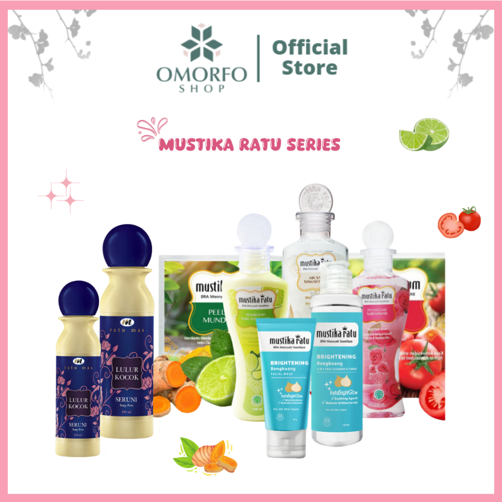 Mustika Ratu | Brightening Bengkoang Facial Wash | 2 in 1 Face Cleanser & Toner | Peeling Mundisari 