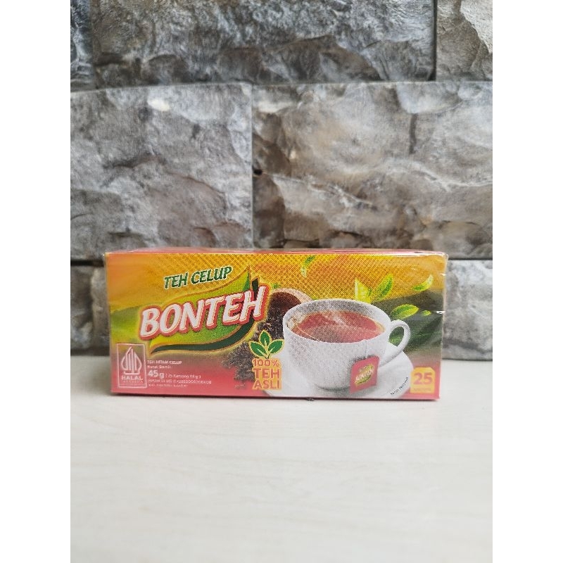 

1box (25kantong) teh BONTEH 100% DAUN TEH pilihan teh celup aroma sedap
