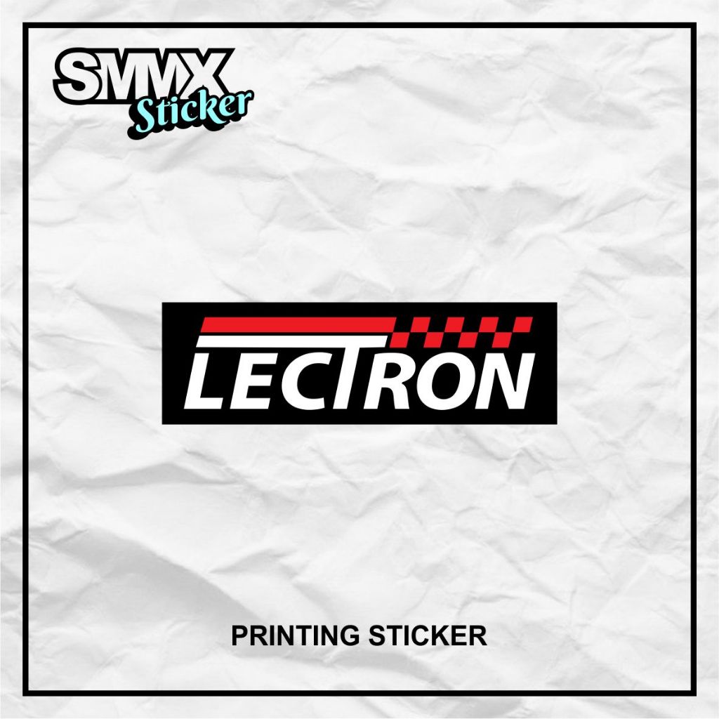 Sticker Stiker Lectron Karbu Caburetor