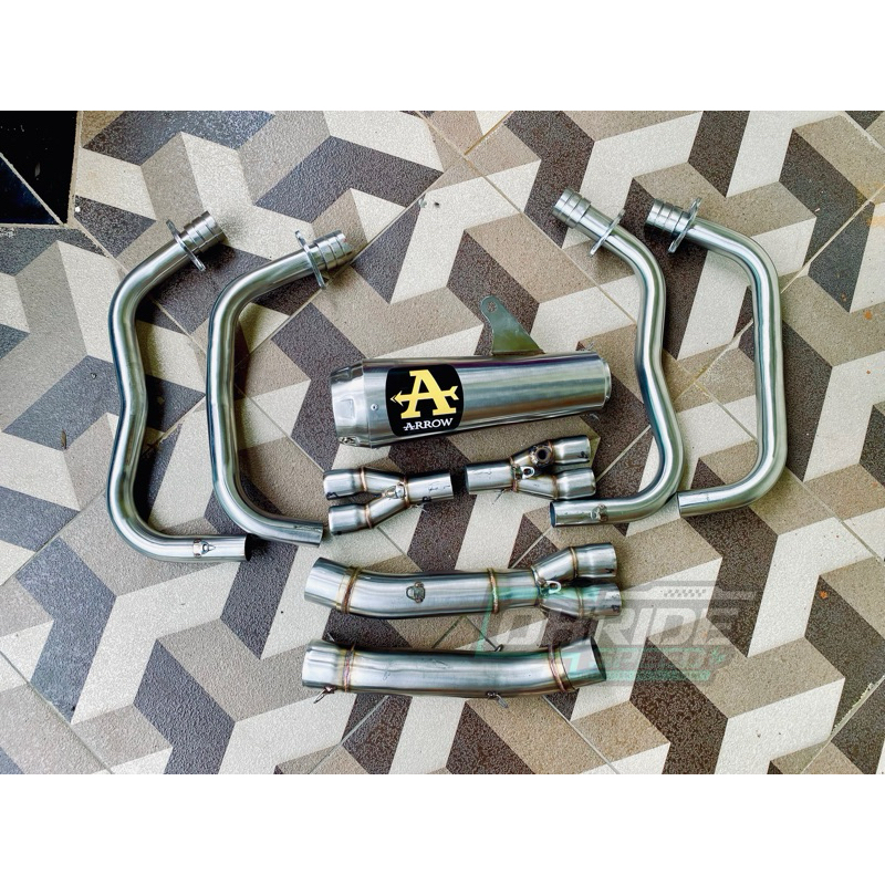 Knalpot Racing Arrow Fullsystem Zx25r, Zx4r