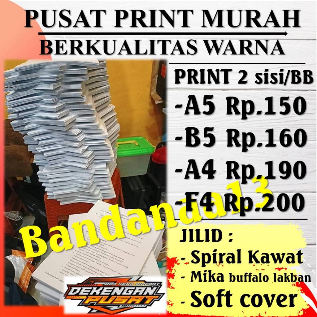 

Print Cepat BERWARNA 80 gsm BEST PRICE TERMURAH / CETAK DOKUMEN MAKALAH PROPOSAL SKRIPSI TESIS BUKU BERWARNA 24 JAM Print MURAH