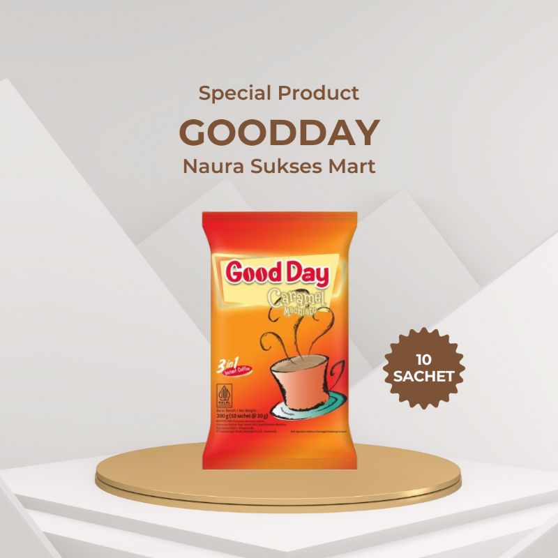 

GOOD DAY Caramel Machiato 1 Pack (10 x 20 gr) - Naura Sukses Mart