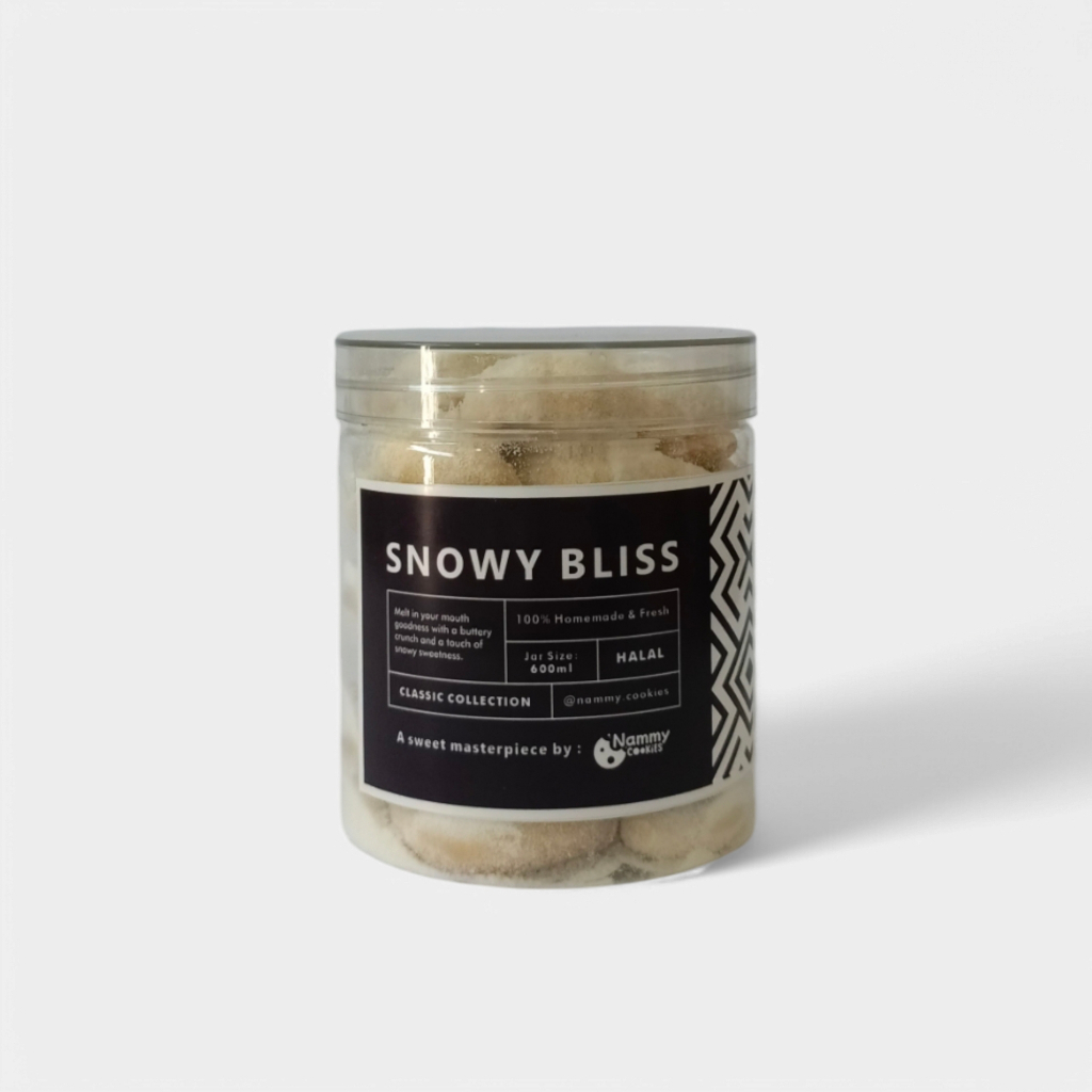 

Kue Kering Snowy Bliss | Putri Salju Lembut & Lumer di Mulut