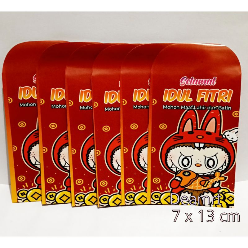 

Amplop Idul Fitri Labubu Terbaru Mix 100pcs Glosy