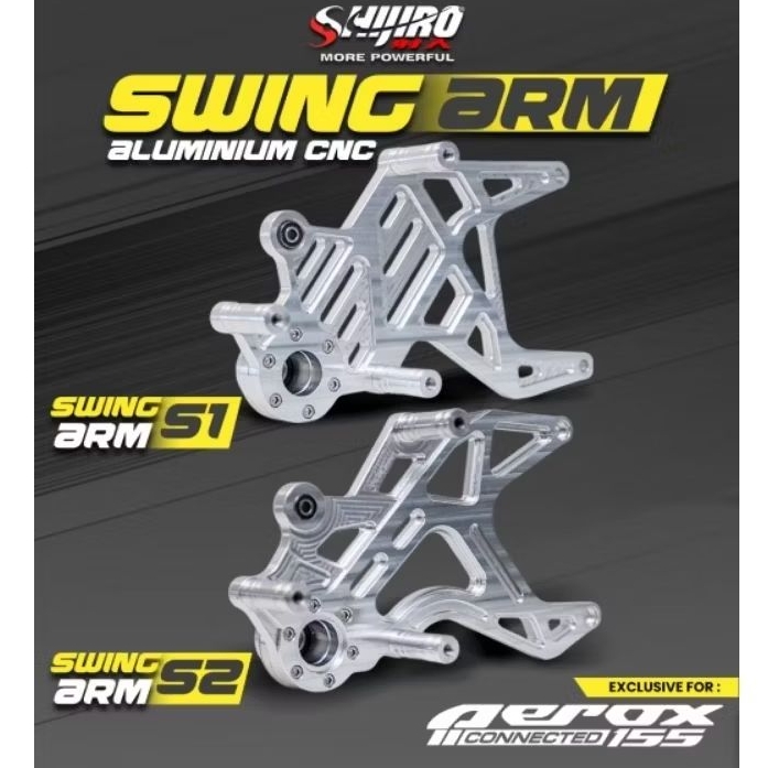 Swing ARM Yamaha Aerox Connected 155, Shijiro CNC Project