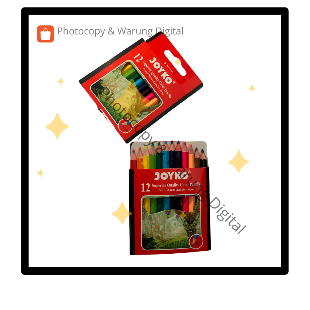 

Joyko Pensil warna custom Ukuran Pendek