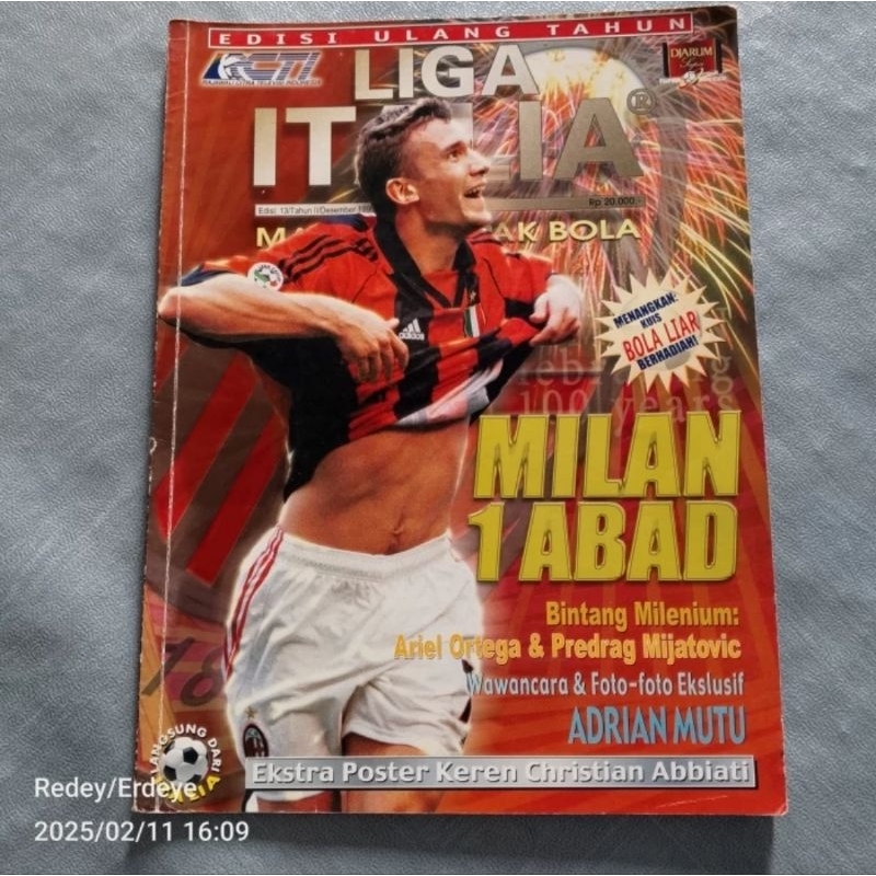 Majalah Liga Italia Desember 1999