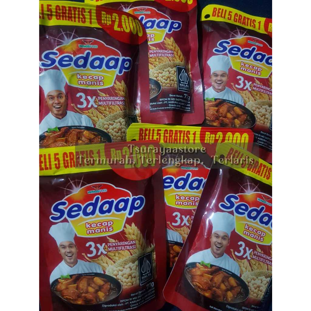 

6pcs kecap sedap kental manis ala chef