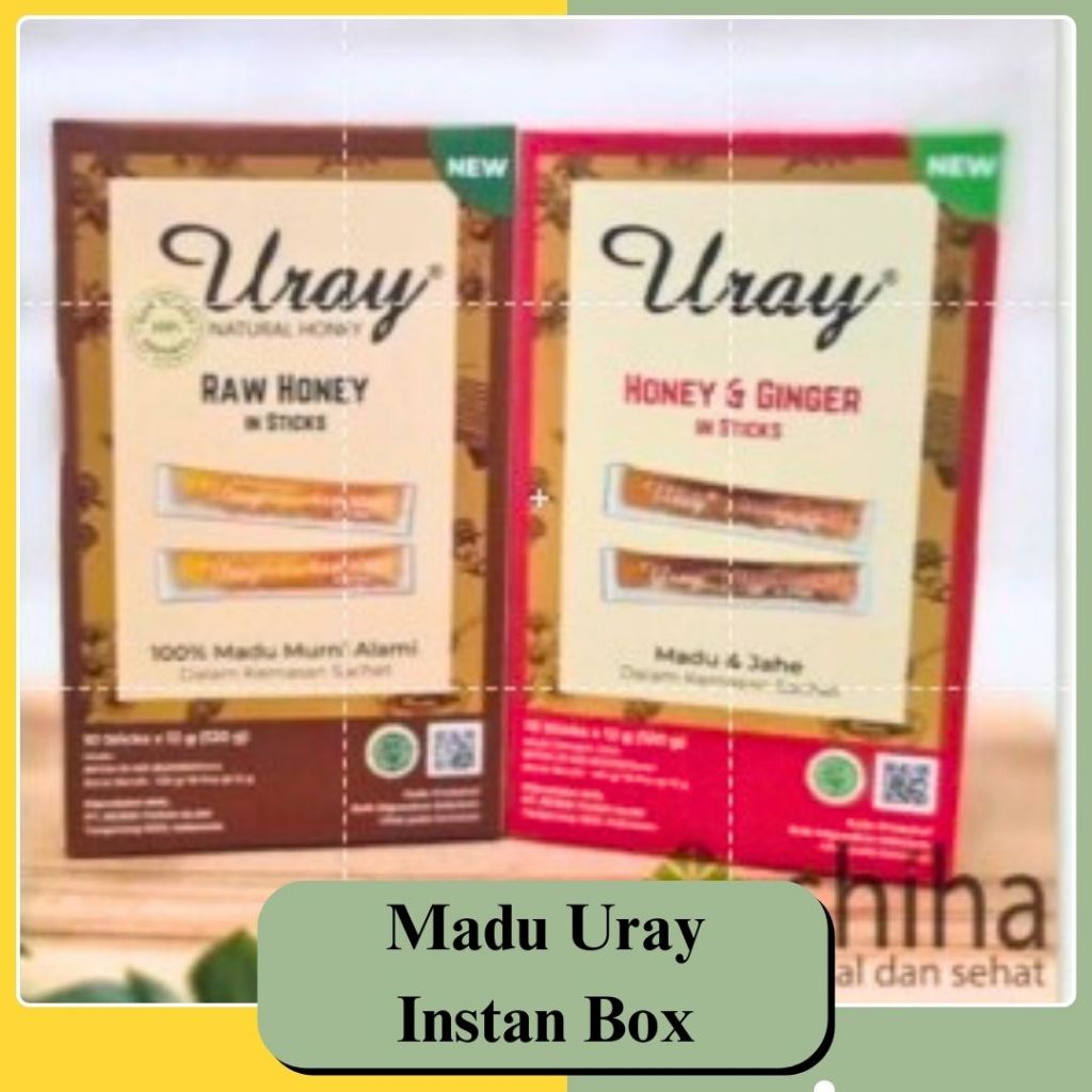 

SHIHA -Madu Uray Stick Sachet 120gr | Raw Honey | Ginger Honey I Madu Hutan Murni - Uray