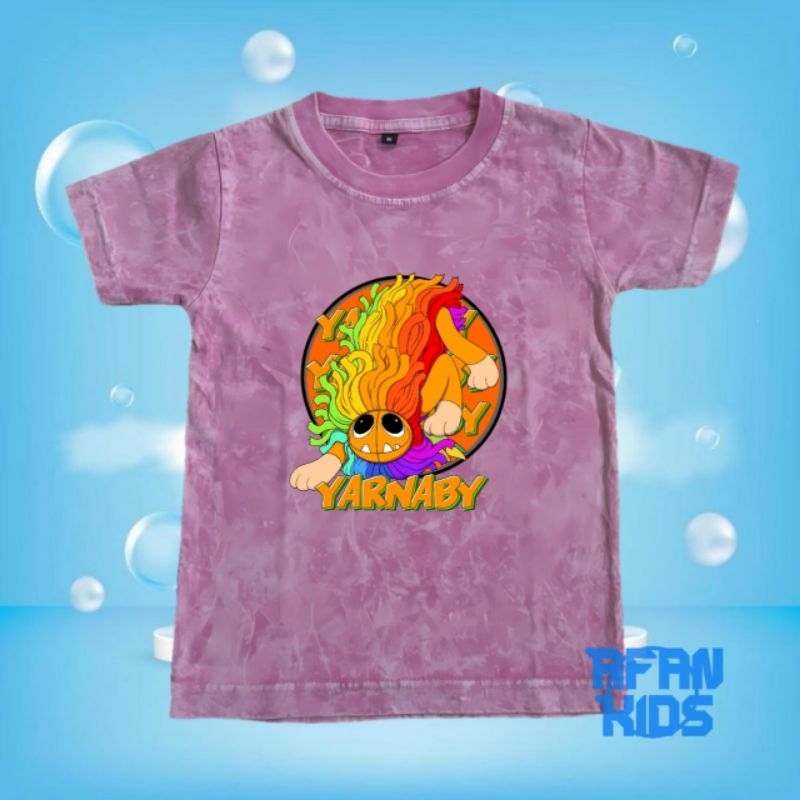 baju popy playtime yarnaby kaos washed anak