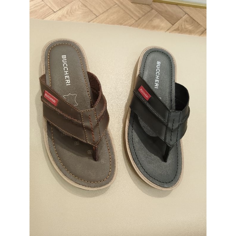 Buccheri.sandal kulit pria ps1110
