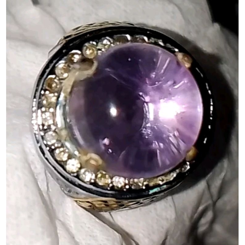 Natural Kecubung Pangkalanbun Kalimantan Lawasan Super Kristal 