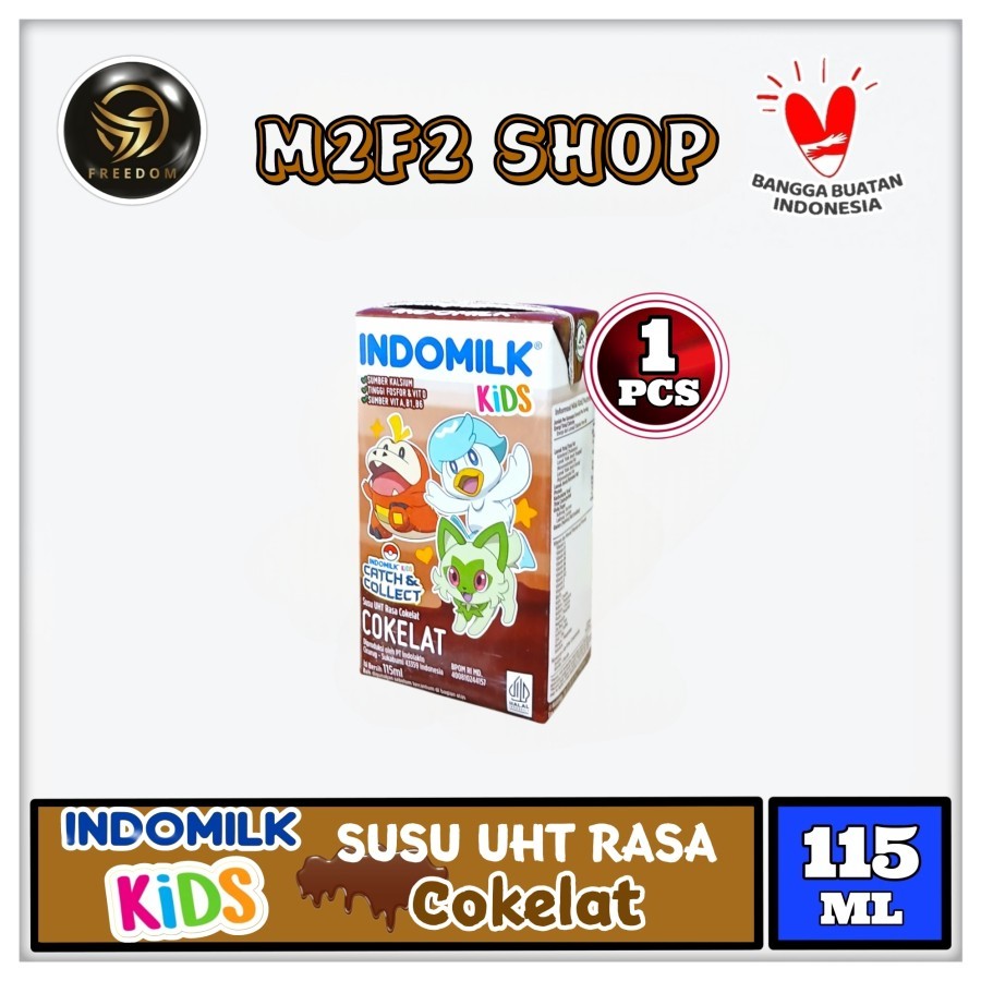 

Susu Indomilk Kids Kotak UHT Rasa Cokelat | Chocolate 115 ml (Kemasan Satuan)