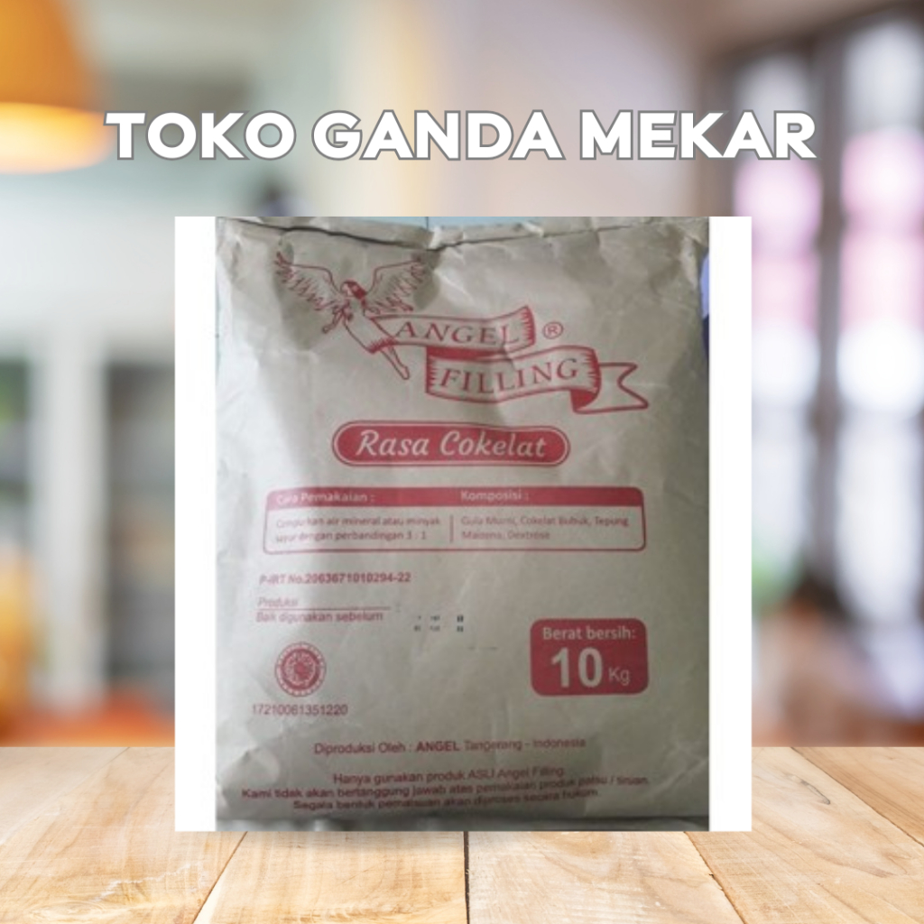 

COKELAT BUBUK MANIS ANGEL MERAH - ANGEL COKELAT FILLING (UNTUK ISIAN ROTI) 10KG