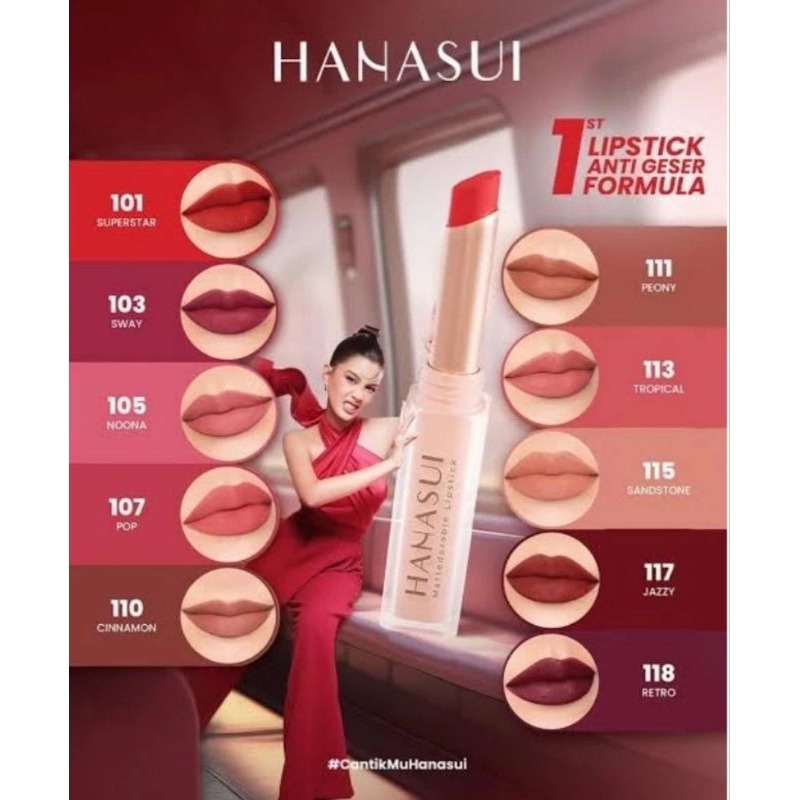 Hanasui Lipstik Mattedorable