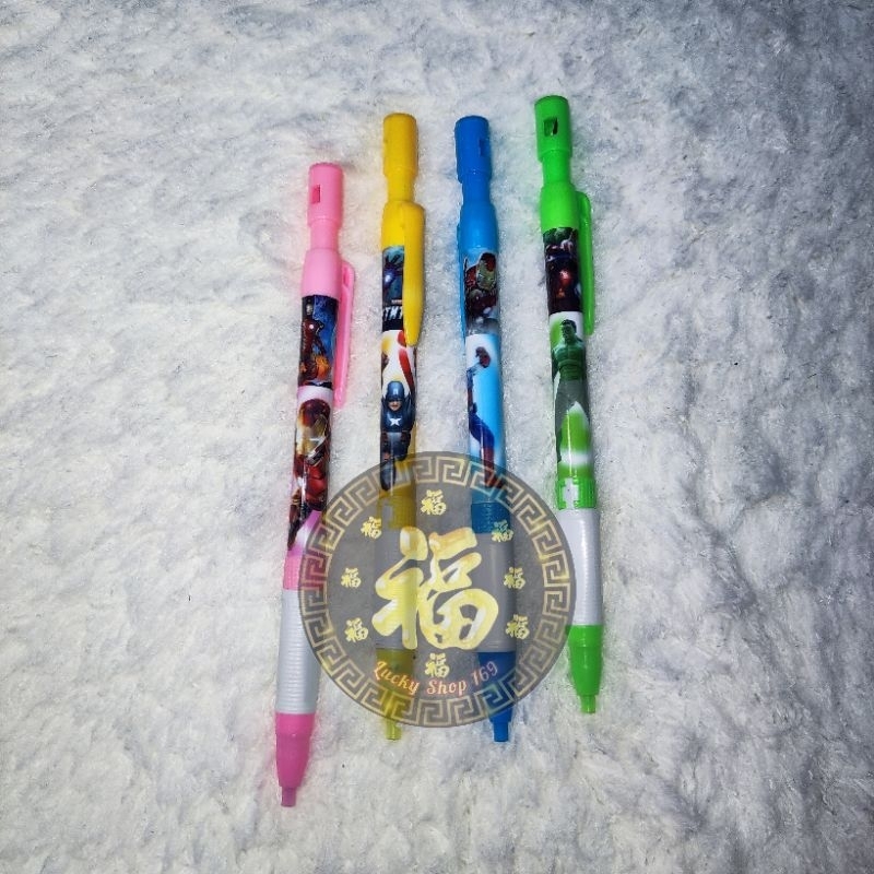 

Pensil Mekanik 2.0 mm Karakter Avangers | Pensil Cetek 2.0 mm | 1 PCS