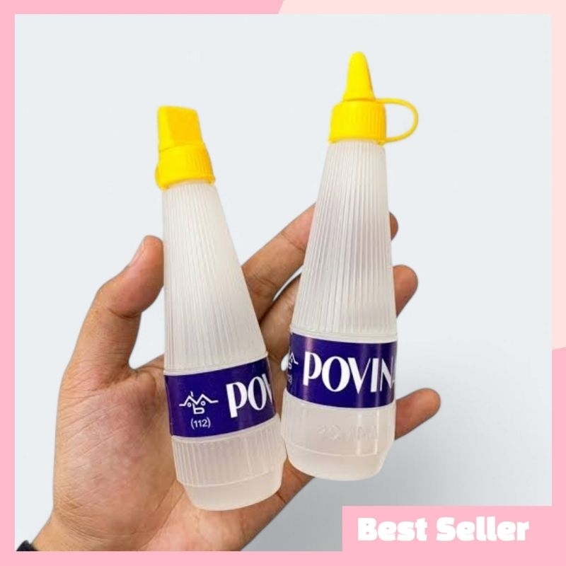 

Lem Kertas POVINAL No.112 75ML Ukuran Tanggung / Lem Kertas / Lem Cair 1 Lusin Isi 12 Pcs