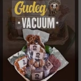 

Paket Gudeg Yu Djum Vakum/ Vacum Besek Frozen Gudeg + Ayam 1/2 Ekor + Telur 10 + Krecek
