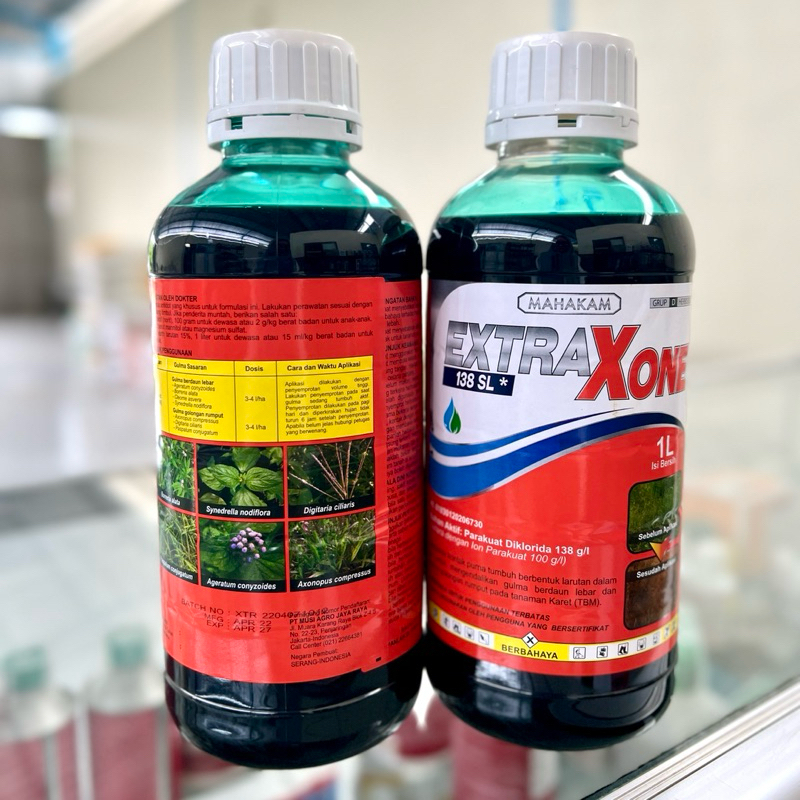 Herbisida Kontak Extraxone Parakuat 138 SL 1 Liter