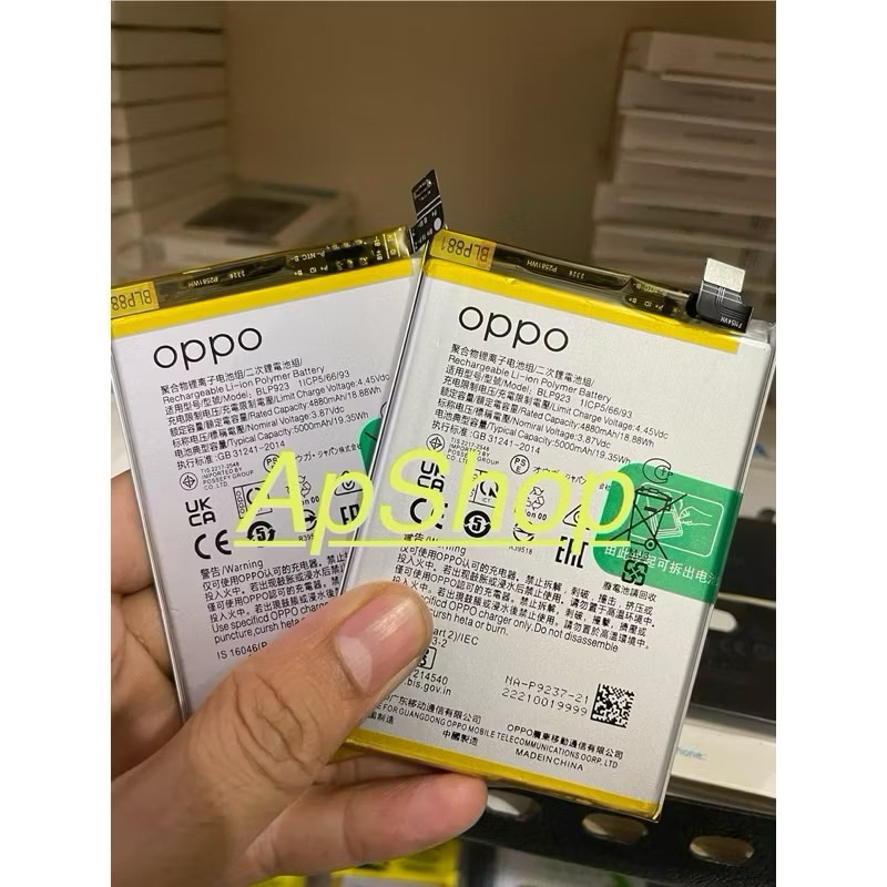 Baterai Batre Oppo BLP923 Original HP Oppo A77S CPH2473 Battery Batrei Tanam Opo A77S