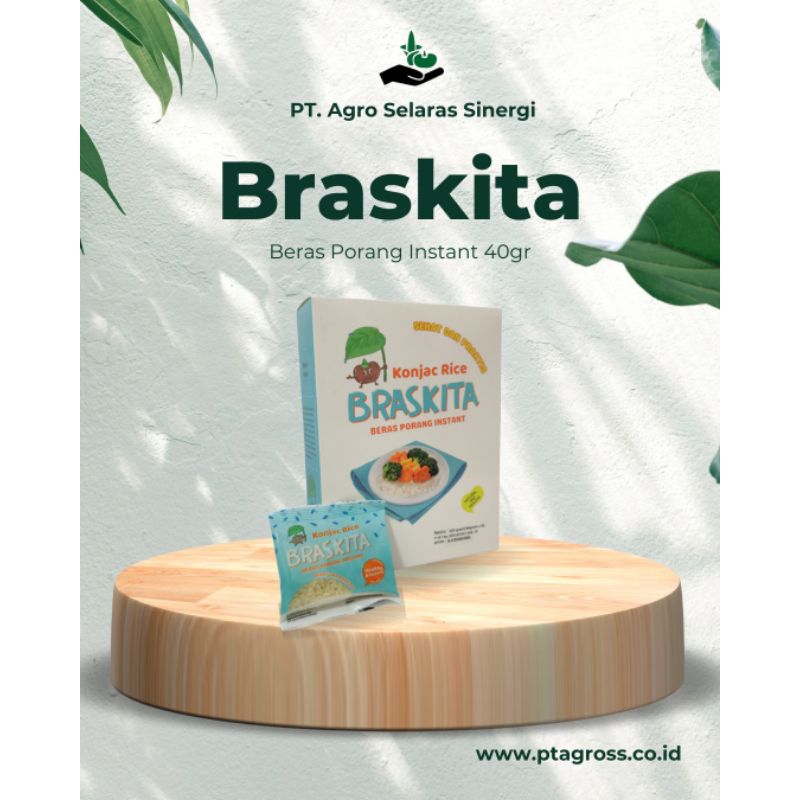 

Braskita - Beras Porang Instant 40gr x 8pc