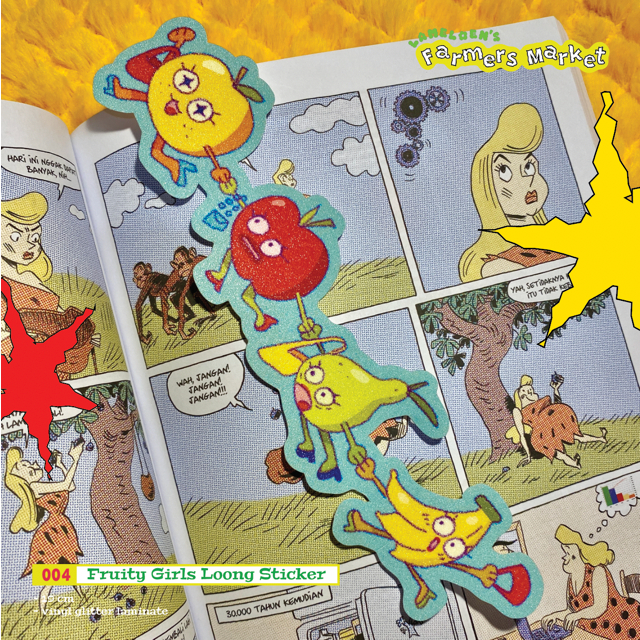 

꒰ lameloen ꒱ Fruity Girlies Loong Sticker