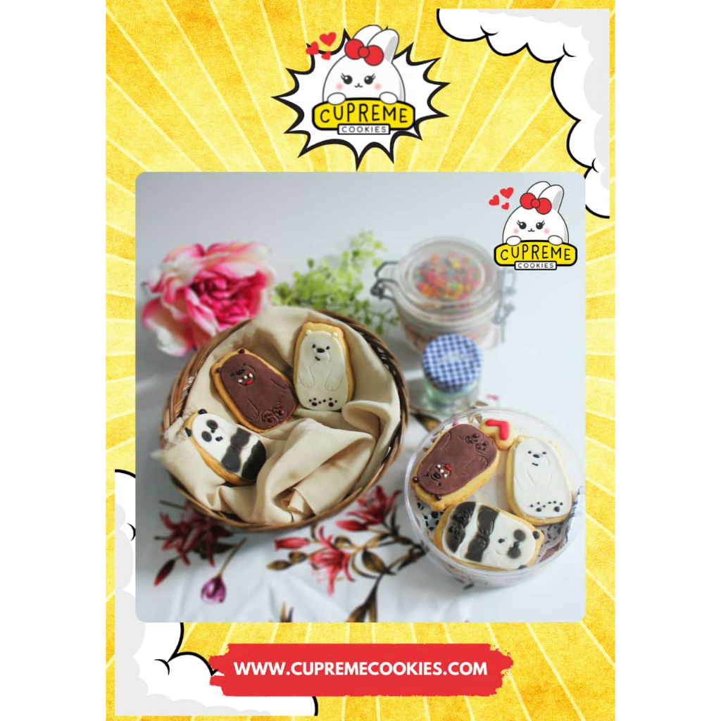 

CUPREME COOKIES KUE KERING KARAKTER WE BARE BEAR ( SCP )