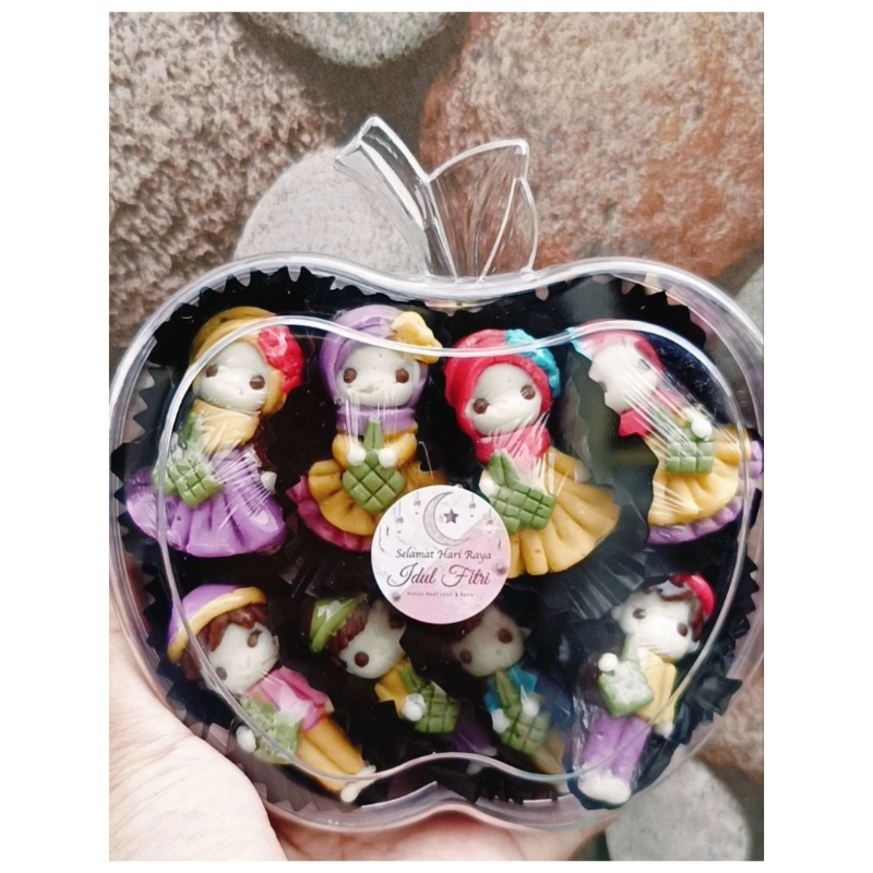 

coklat lebaran karakter premium Lebaran (Chefmate &Tulip coklat milk)